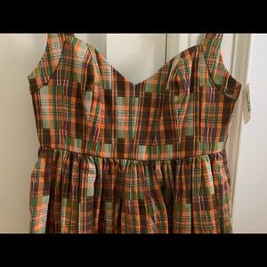 Ali Ro cocktail dress madras size 2 NWT